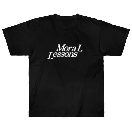 Moral Lessons logo Heavyweight T-Shirt