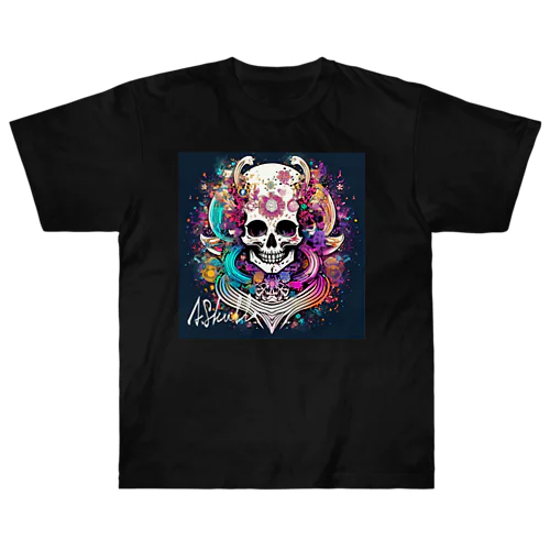 Skull_015 Heavyweight T-Shirt