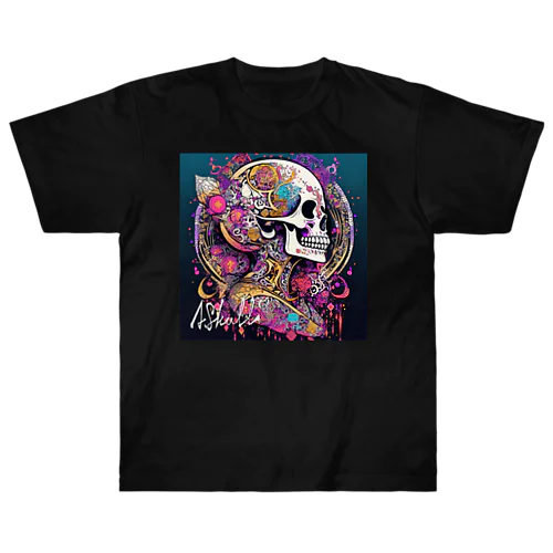 Skull_016 ヘビーウェイトTシャツ