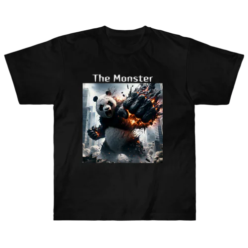 Monsterパンダ ヘビーウェイトTシャツ