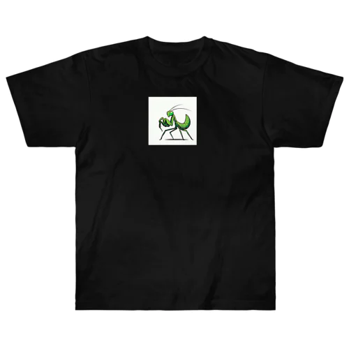 カッコいいカマキリ Heavyweight T-Shirt