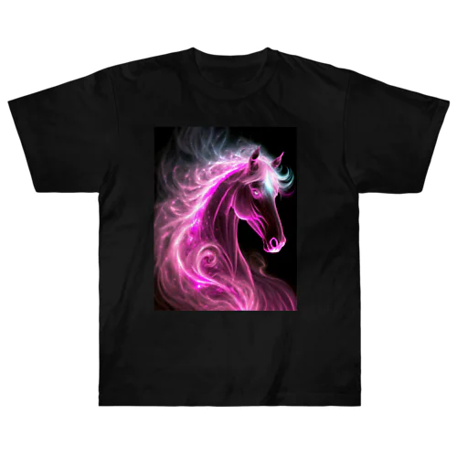 Ruby Flame Horse Heavyweight T-Shirt