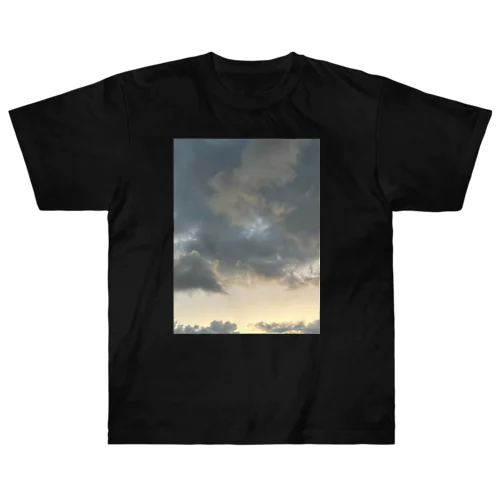 雲と朝焼け Heavyweight T-Shirt