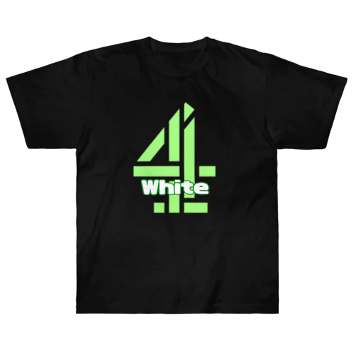 No4 white ヘビーウェイトTシャツ