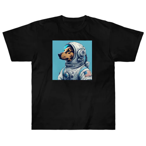 Space Dog Heavyweight T-Shirt