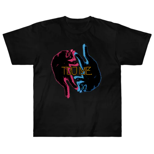 【TRU ME.】黒猫のたろう/Gemini Heavyweight T-Shirt