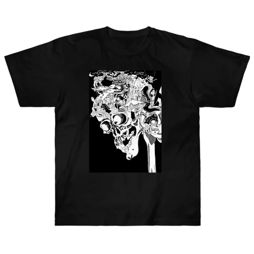 がしゃどくろと百鬼夜行 Heavyweight T-Shirt