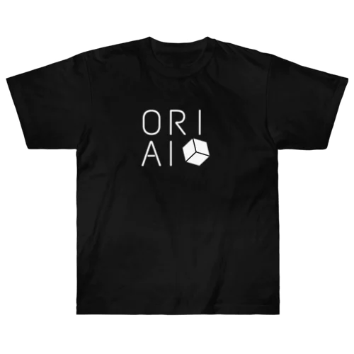 ORIAI白ロゴ Heavyweight T-Shirt