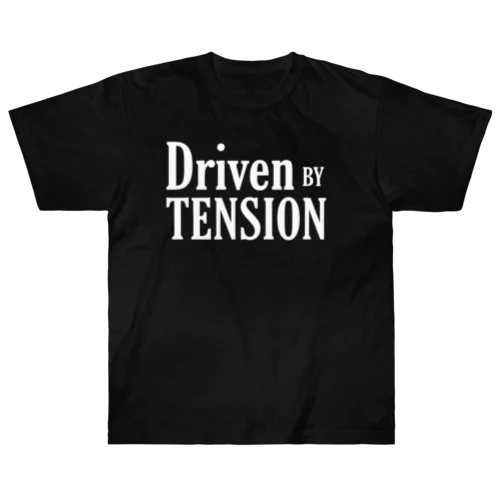 Driven By TENSION (WHITE) ヘビーウェイトTシャツ