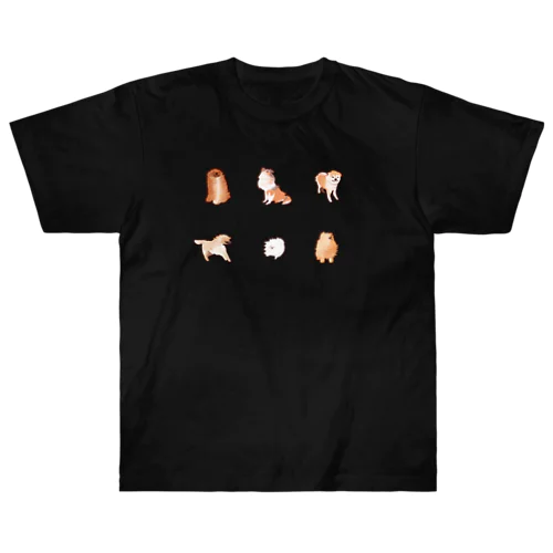 立ち向かう犬 Heavyweight T-Shirt