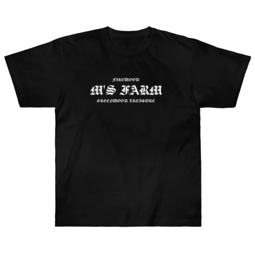 M'S FARM ロゴ  Heavyweight T-Shirt