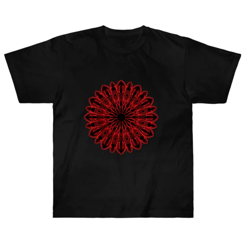 mandala_black Heavyweight T-Shirt