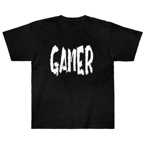 GAMER(白) Heavyweight T-Shirt