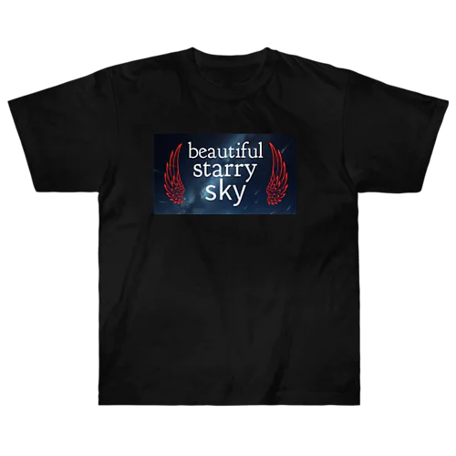 beautiful starry sky Heavyweight T-Shirt