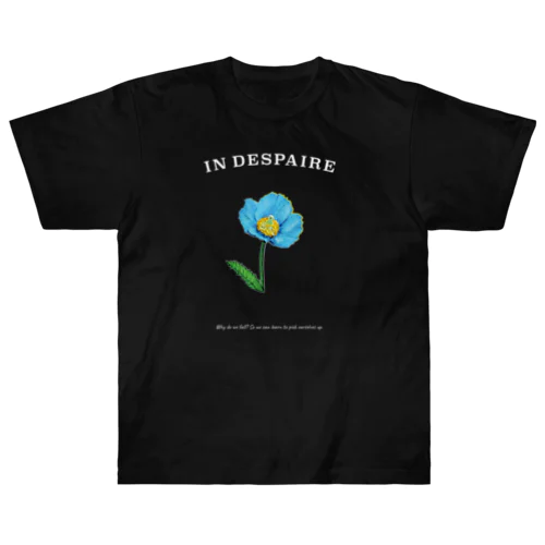 Himalayan blue poppy ヘビーウェイトTシャツ