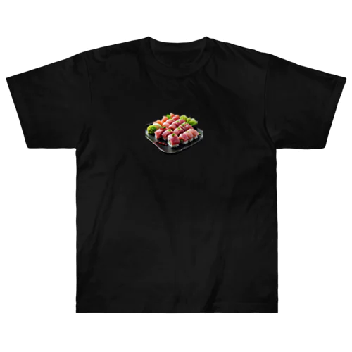 ジャパニーズマグロ寿司 Heavyweight T-Shirt