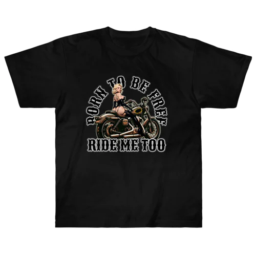 Born to be free ヘビーウェイトTシャツ