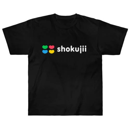 shokujii ブラック Heavyweight T-Shirt