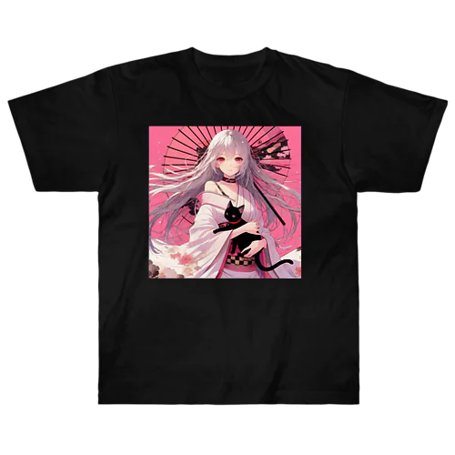 みゃう　と　美雨　１ Heavyweight T-Shirt