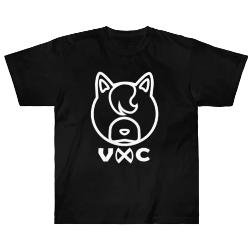 Shiba Logo white  Heavyweight T-Shirt