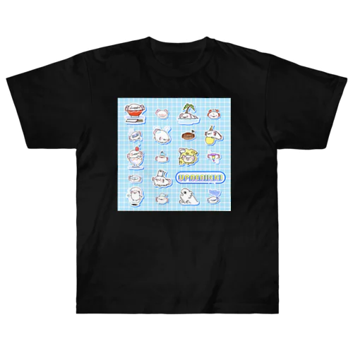 うぱえにっき「毎日」あおver. Heavyweight T-Shirt