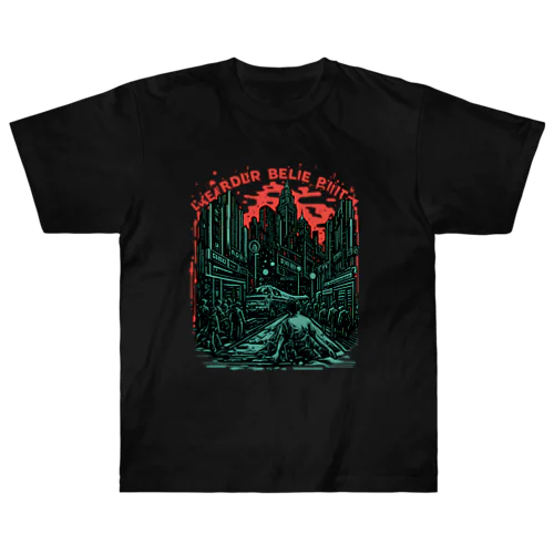 Dystopian Urban Street Heavyweight T-Shirt