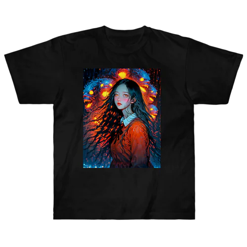 「深淵の囁き」ホラースタイルアイテム Heavyweight T-Shirt