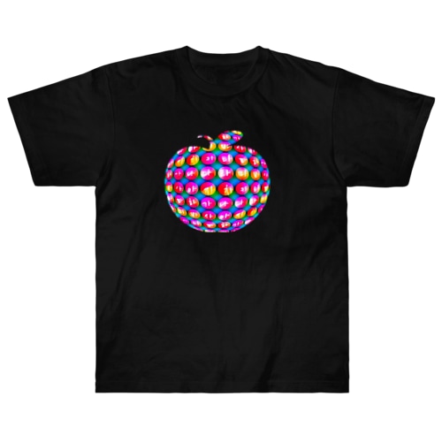 りんごスター　~ハングルシリーズ~ Heavyweight T-Shirt