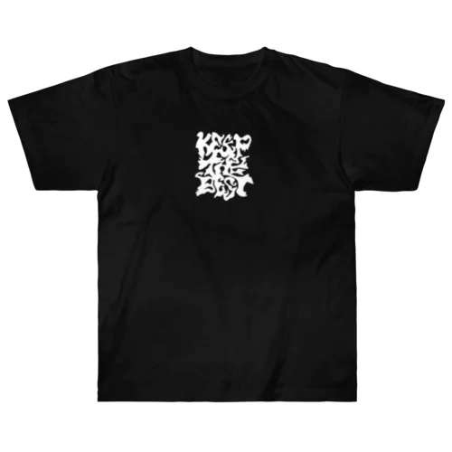 KEEP THE BEST 白ロゴ ヘビーウェイトTシャツ