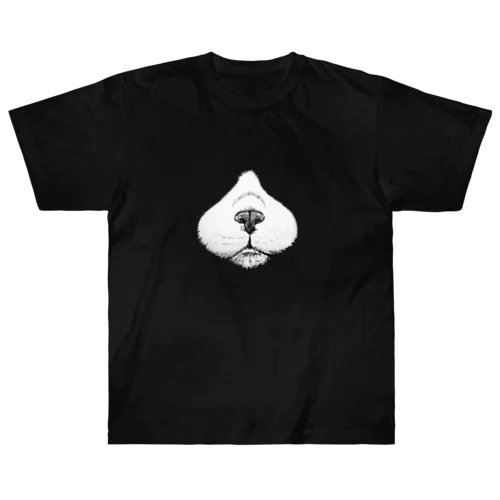 ニンニク（ハチワレ猫の鼻まわり） Heavyweight T-Shirt