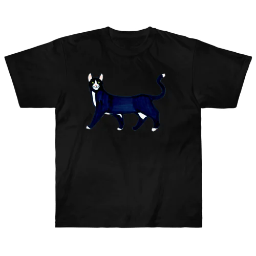 ハチワレねこ Heavyweight T-Shirt