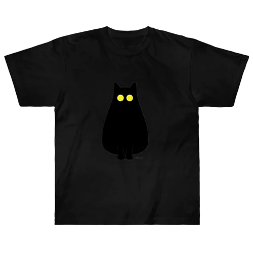 Midnight cat ヘビーウェイトTシャツ