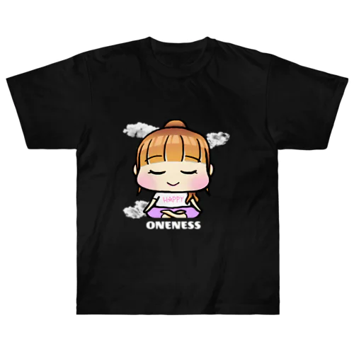 happyちゃん　ビッグ黒Tシャツ　パープルパンツ ヘビーウェイトTシャツ