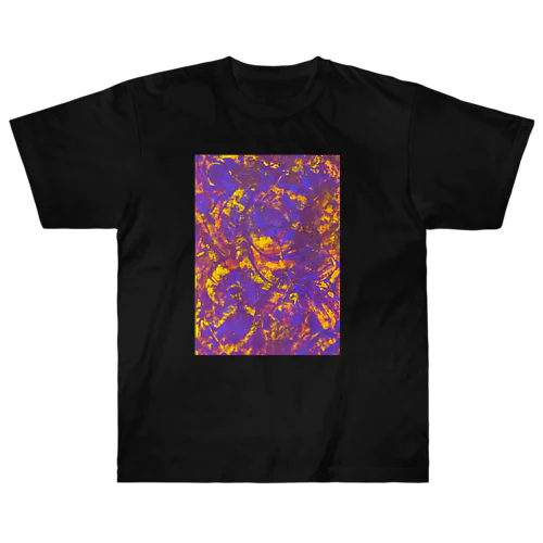 Purple and Yellow ヘビーウェイトTシャツ