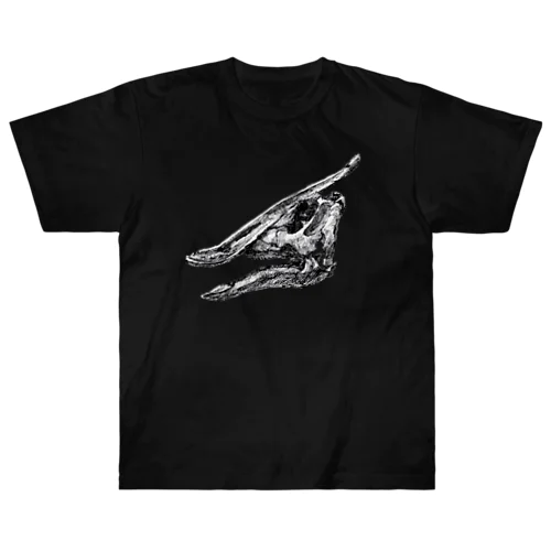 サウロロフスの頭の骨 Heavyweight T-Shirt