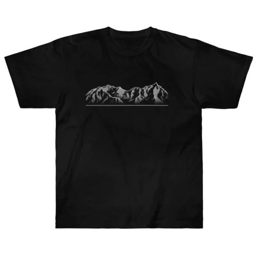 槍穂高連峰C Heavyweight T-Shirt