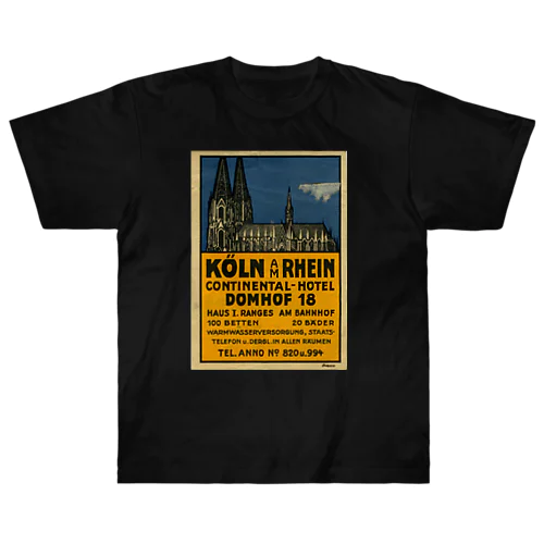 ケルン大聖堂 Heavyweight T-Shirt