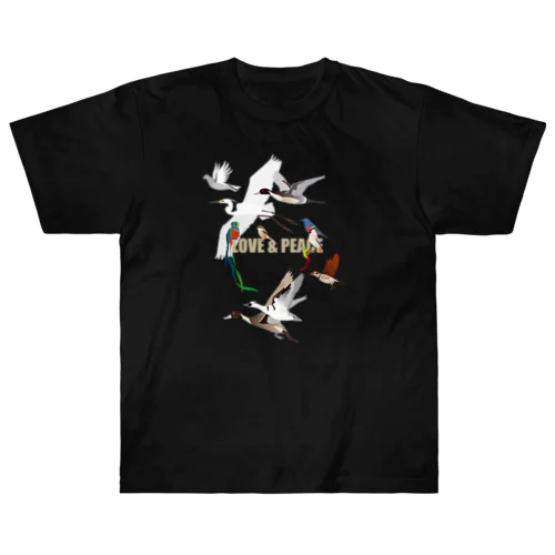 LOVE & PEACE  ヘビーウェイトTシャツ