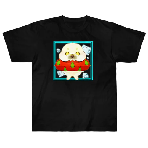 浮き輪ベビちゃん  (あざらし) Heavyweight T-Shirt