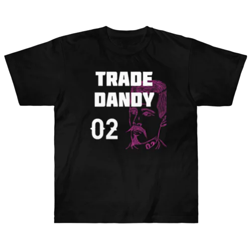 TRADE DANDY 002 ストリートトレードダンディおじさん002 Heavyweight T-Shirt