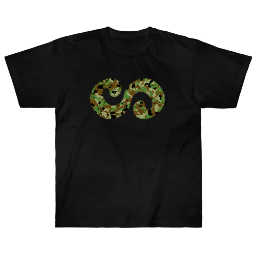 50infinity(logo-迷彩) Heavyweight T-Shirt