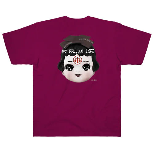 『NO DOLL,NO LIFE』ミーコ命0  　中山ちゃん専用 ヘビーウェイトTシャツ