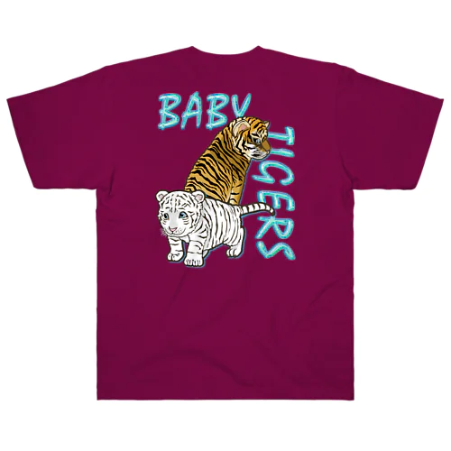 BABY TIGERS　バックプリント ヘビーウェイトTシャツ