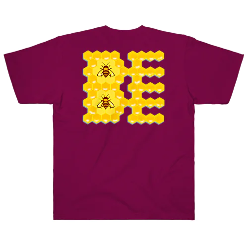 ハニカム構造(BEE） Heavyweight T-Shirt