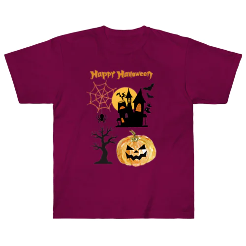 ハッピーハロウィン♫お菓子くれー！ ヘビーウェイトTシャツ