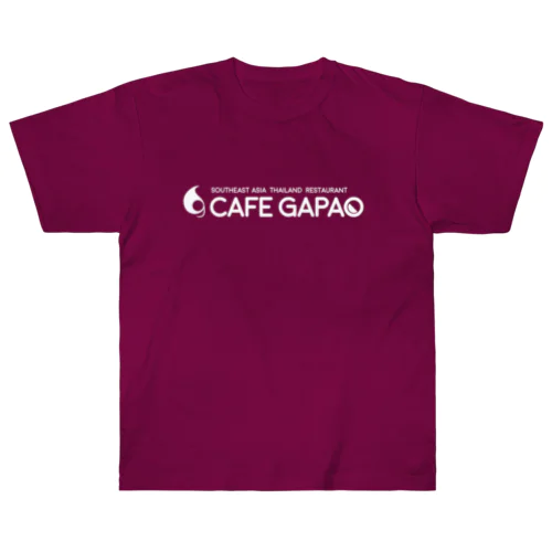 カフェガパオ公式ロゴグッズ Heavyweight T-Shirt