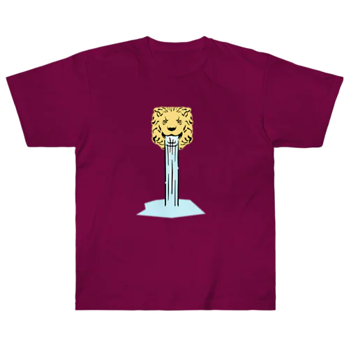 ライオンの湯口（カラー） ヘビーウェイトTシャツ