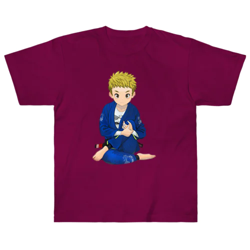 高速タップ推進委員会 黒帯ちゃん（単体） Heavyweight T-Shirt