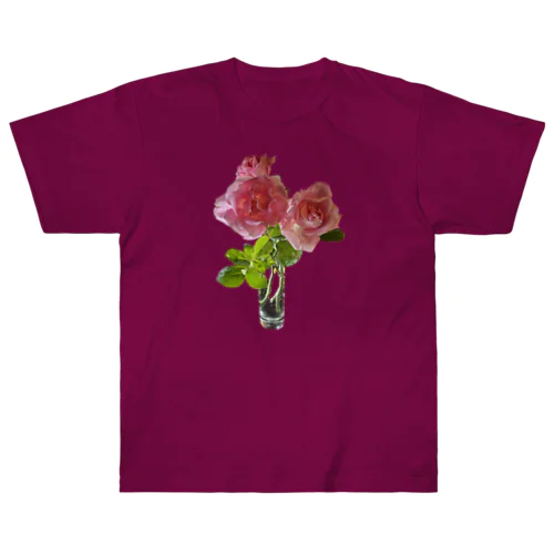 Flower vase 🥀 ヘビーウェイトTシャツ