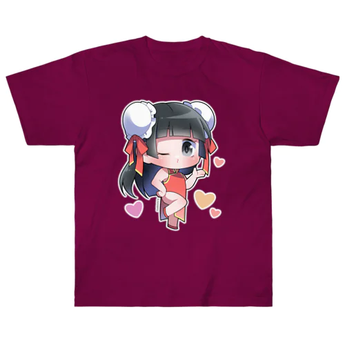 チャイナガール-01 Heavyweight T-Shirt